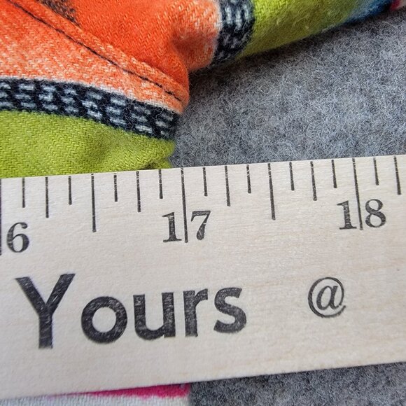 BDG Striped Button Down Shirt Womens Small Multicolor Cotton Southwest - Picture 10 of 11